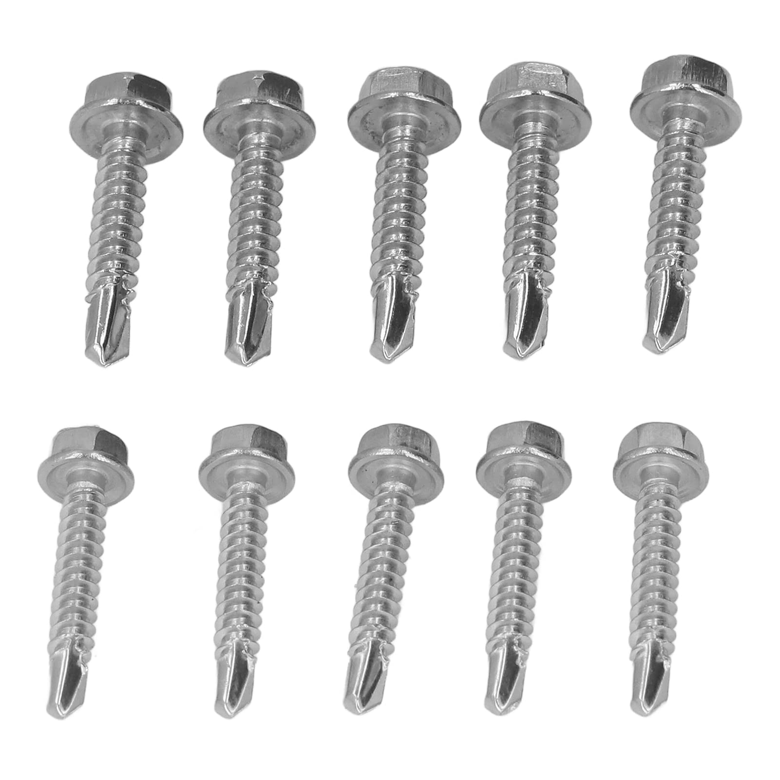 Amazon.co.jp: 4.2x25mmセルフタッピングネジ六角ワッシャー4.8x25mm